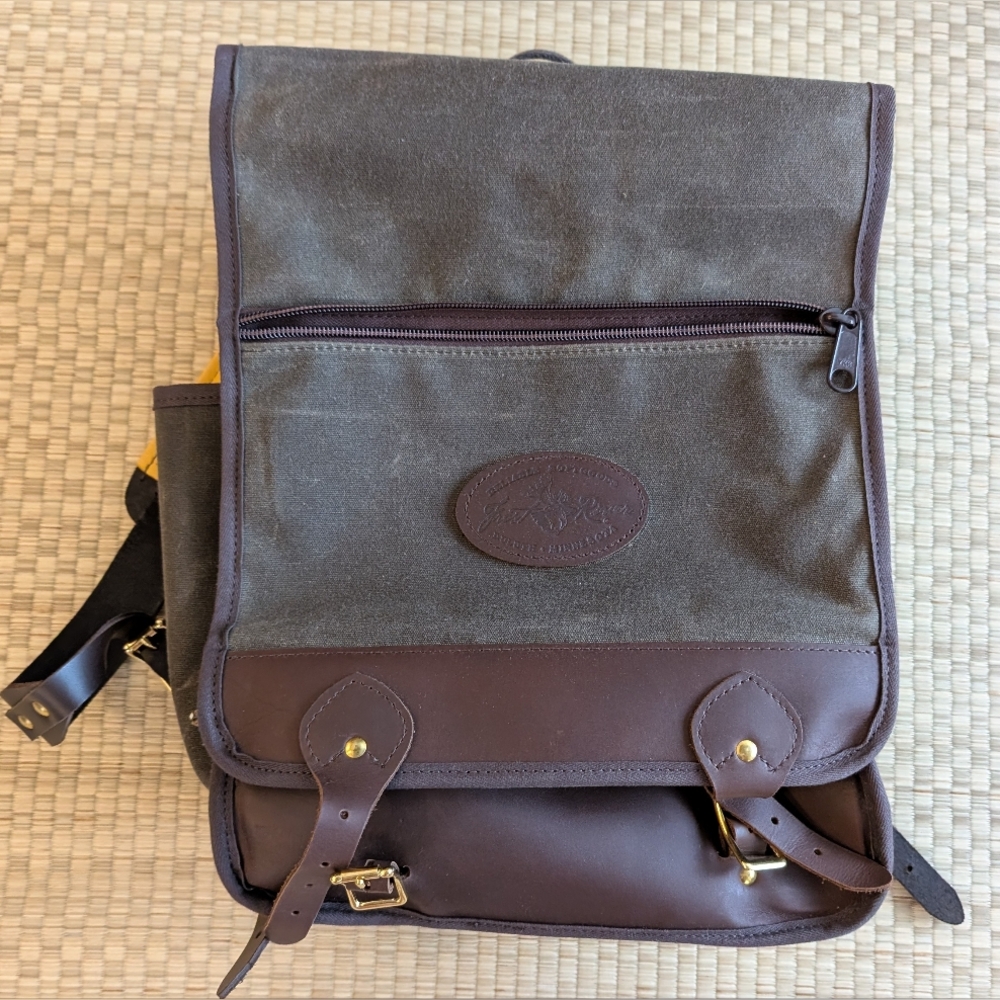 Frost River Premium Mesabi Range Daypack w/ Buckskin Shoulder Pads Made in USA